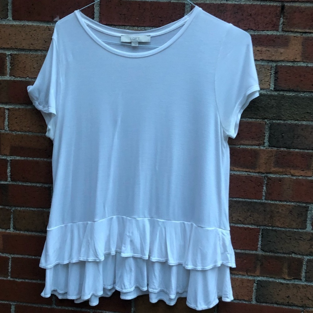Loft cream lightweight top